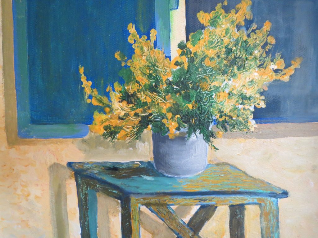 Blumenstrauß von Peter Pamperin Aquarell