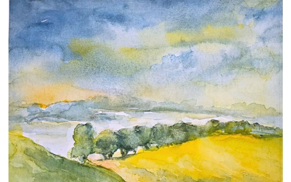 Aquarelle Von Peter Pamperin